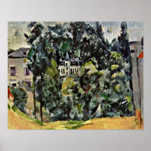 Paul Cezanne - slott av flottor Posters