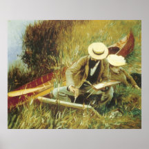 Paul Helleu som skissar, John sångare Sargent Print