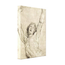 Paul Rubens - figurstudie av Kristus Canvastryck