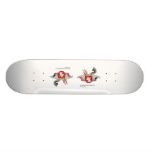 Paus 2helmets PioM, norge Skateboard Deck