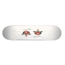 Paus familj PioM, norge Skateboard Deck