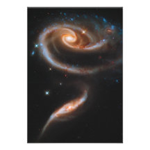 Påverkande varandra galaxer Arp 273 UGC 1810 & 181 Kort För Inbjudningar