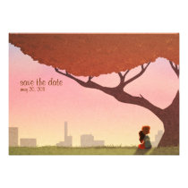 Peaceful Save the Date inbjudningar