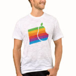 Peardatorer - Retro T-tröja för Apple logoparodi