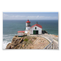 Peka den Reyes fyren, Marin County, Kalifornien Fotokonst
