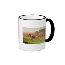 Pekare i en landskap, 19th århundrade kaffe koppar