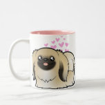 Pekingese kärlek (den klippta showen) kaffe kopp