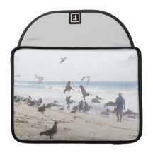Pelikanrickshawen viftar med muffen MacBook pro sleeve