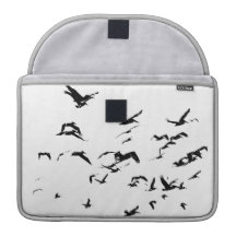 Pelikanstrandrickshawen viftar med muffen sleeve för MacBook pro