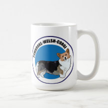 pembrokewelsh corgi kaffe mugg