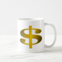 Pengar -- USA dollar Kaffe Muggar