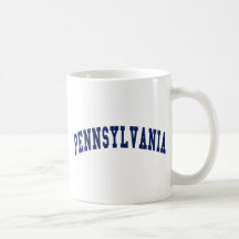 Pennsylvania högskola kaffe koppar