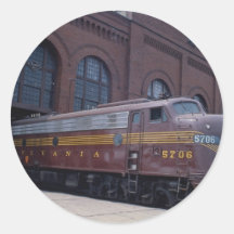Pennsylvania järnväg EMD E-8 återställd i 1988, be Klistermärke