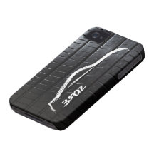 penseldrag 350Z med däckdäckmönster iPhone 4 Case-Mate Case