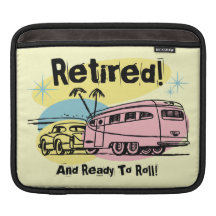 Pensionerad ipad sleeve för Retro släp