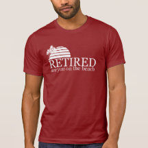 pensionerat se dig på stranden tshirts