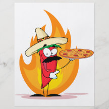 Peppar för den SombreroChile chilien rymmer upp Pi Flygblad Designs