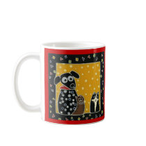 Peppar och vänner kaffe kopp