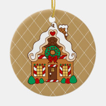 Pepparkakahusprydnad Juldekoration