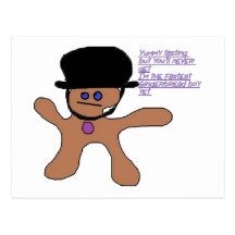 Pepparkakan fastar vykortet
