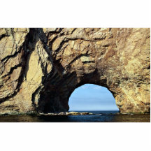 Perce sten, Gaspe, Quebec, Kanada stenbildande Acrylic Cut Out