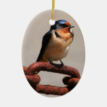 Perching ladugårdsvala julgransdekoration