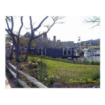 Perkins Cove, Ogunquit, Maine - vykort