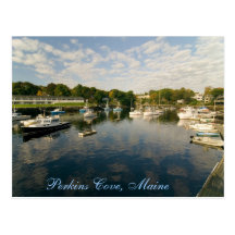 Perkins Cove, York, Maine   vykort