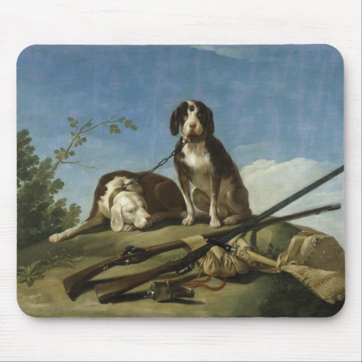 Perros en-traílla Mousepad Musmattor