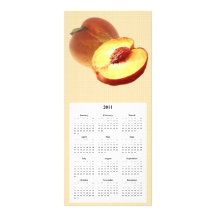 Persikan ringer och calendar kortet rack kort designs
