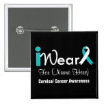 Personifiera Cervical cancer för kricka- och vitba Pins