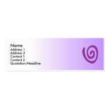 Personifiera den Mauve lutningsmalan profilerar ko Visit Kort