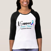 Personifiera mig stöttar Thyroidcancermedvetenhet T Shirt