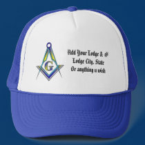 Personifierad Masonic hatt kepsar