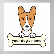 Personlig Basenji Posters