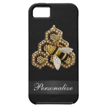 Personlig för bi- & honungskakadiamantjuvlar iPhone 5 Case-Mate skydd