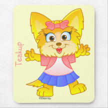 Personlig Teakup Yorkie Mousepad Musmattor