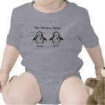 Personligbabyen ja, är vi twillingarpingvinet tshirts