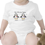 Personligbabyen ja, är vi twillingarpingvinet tee shirts