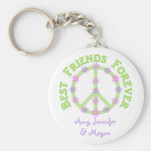 Personligbästa vänför evigt Keychain Nyckel Ringar
