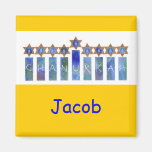 PersonligChanukkah magnet Kylskåps Magneter