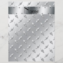 Personligen med din kända diamant pläterar stålsät flygblad designs