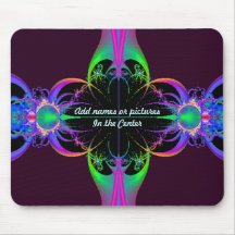 PersonligFractal Mousepad Mus Matta