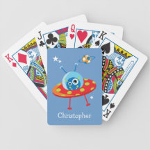PersonligfrämlingSpaceship Spel Kort