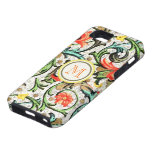 PersonligvintageSwirly damastast iphone 5 iPhone 5 Case-Mate Fodraler
