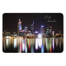 Perth natthorisont, Australien - magnet