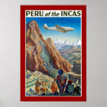 Peru av incasna affisch