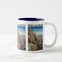 Peru av incasna kaffe kopp