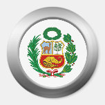 Perú vapensköld kylskåps magneter
