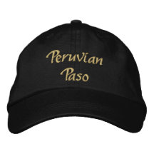 Peruanska Paso Broderad Keps